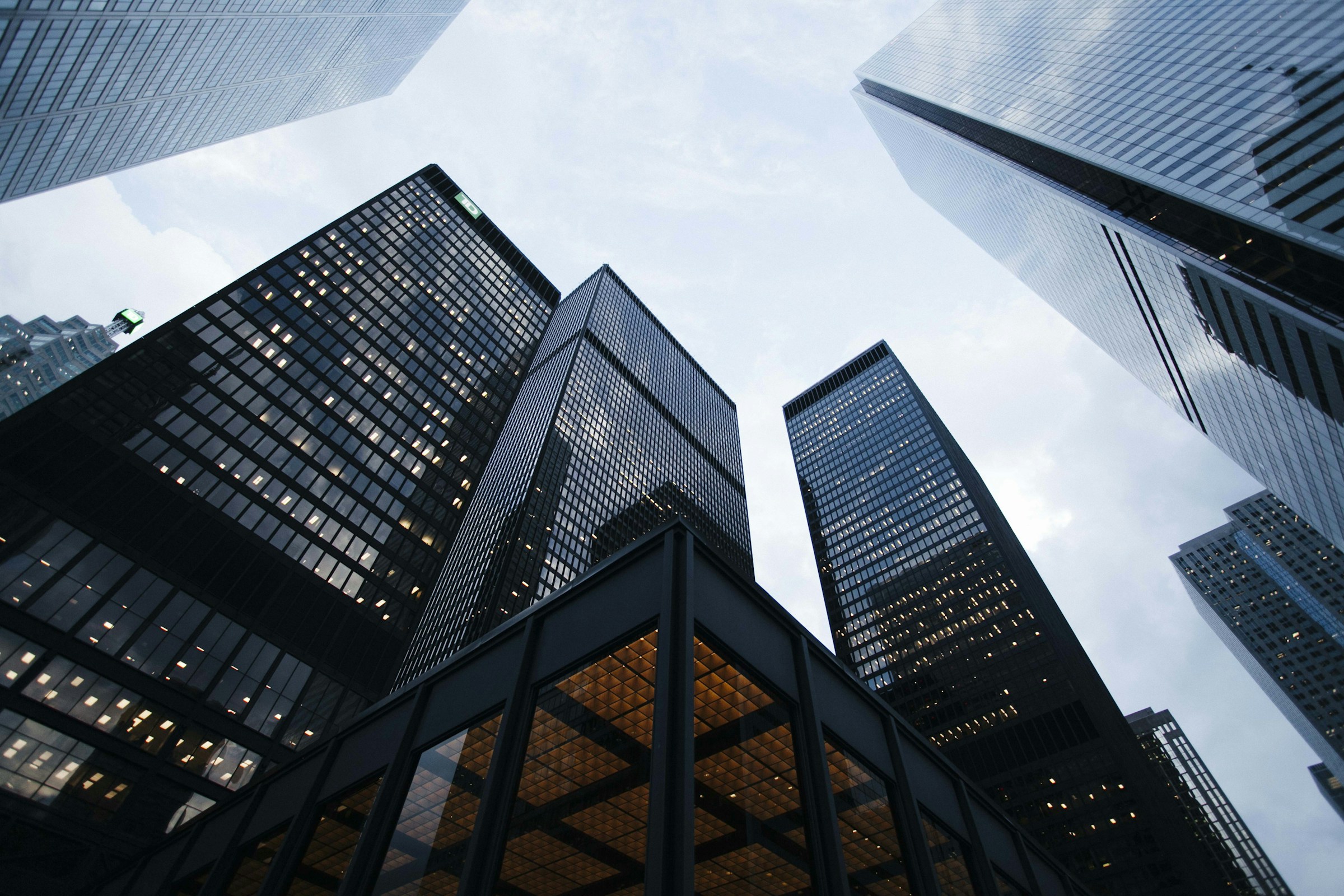 Glass and steel architecture